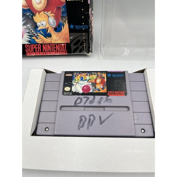 Super Bowling Super Nintendo SNES With Original Box + Protector - Picture 6 of 16